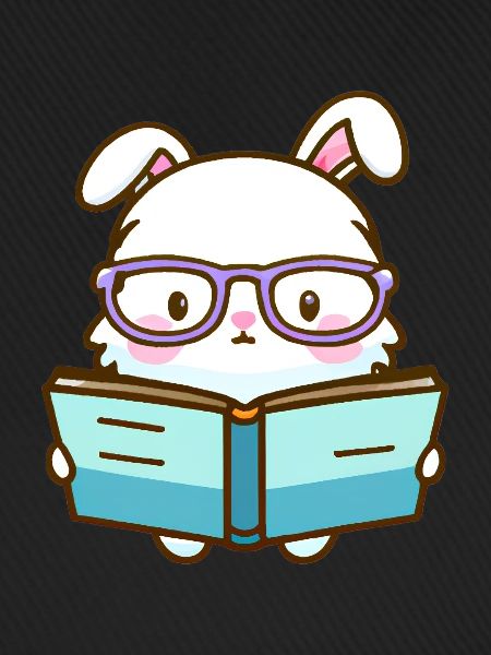 Bücherwurm-Hase