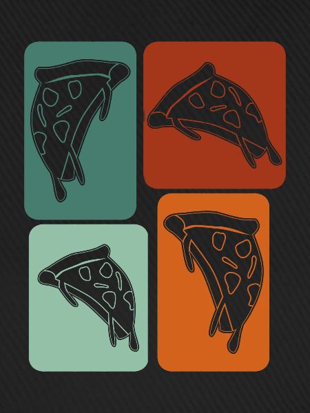 Pizza Pizzaria retro Pizzabäcker