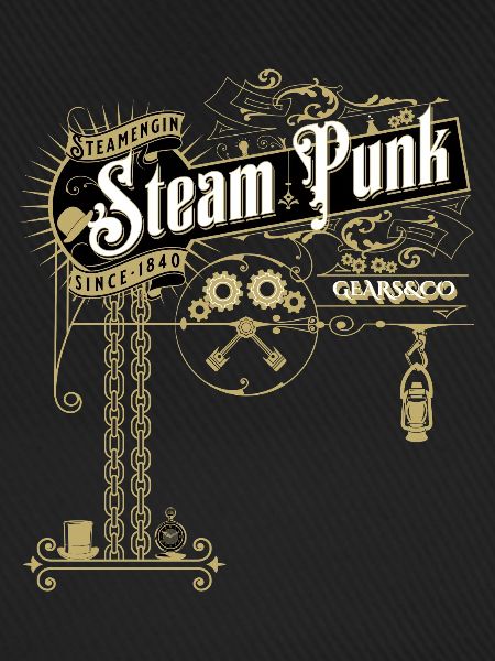 Viktorianisches Steampunk Design
