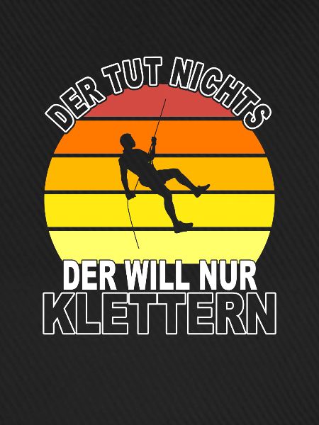 Klettern Spruch