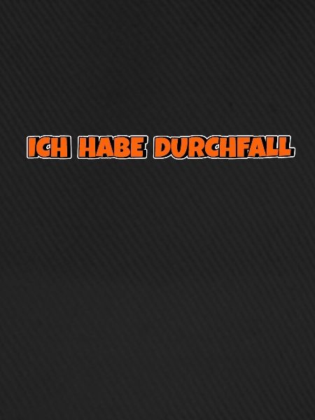 Ich habe Durchfall