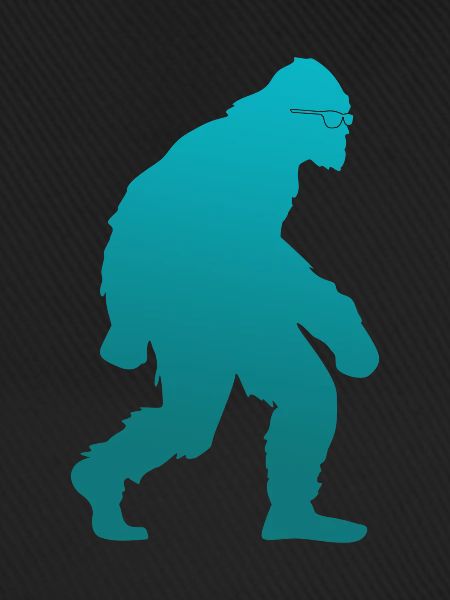 Bigfoot Sasquatch mit Sonnenbrille