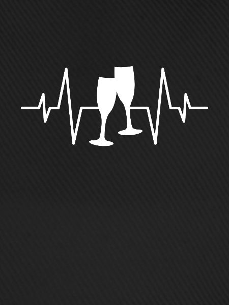 Sekt Herzschlag Neujahr
