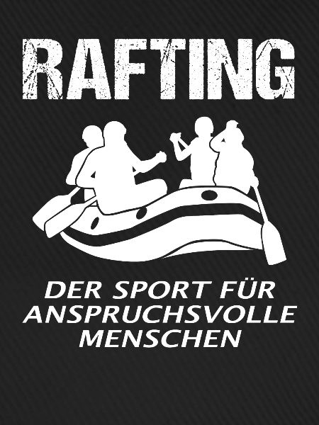 Rafting Spruch Wildwasserbootfahren Geschenk