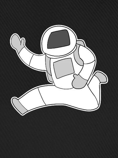 Astronaut Motiv