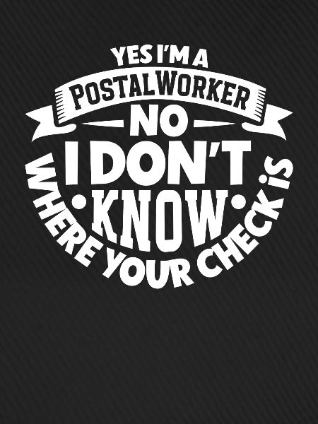 Postangestellte Postdame Postbote Post