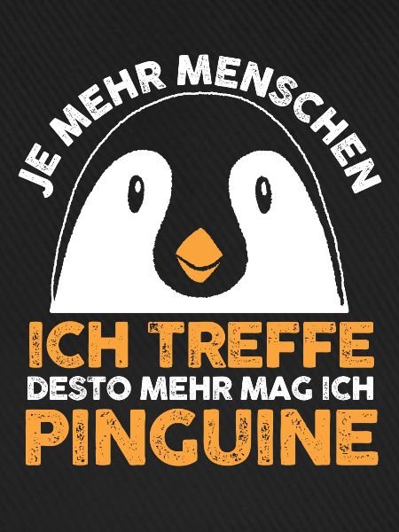 Tiermotiv Pinguin