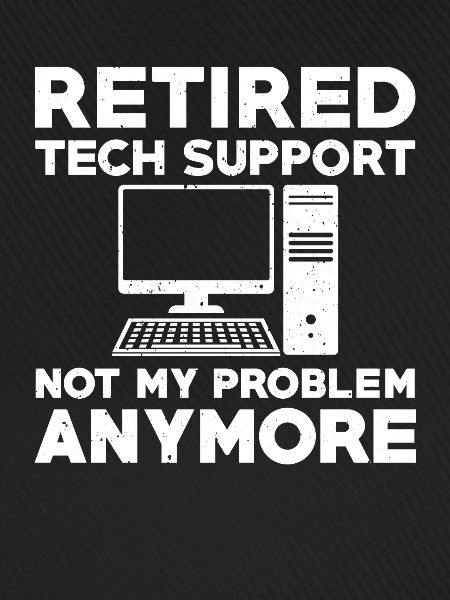 Pensionierter Technischer Support