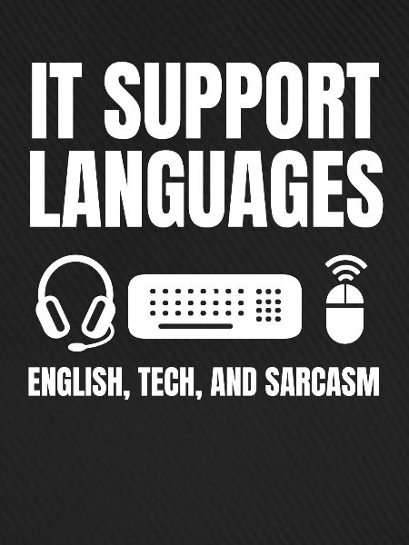 Sarkastisches IT Support Outfit