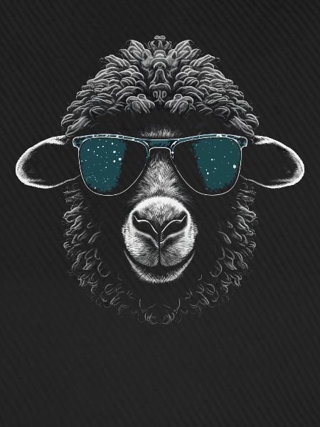 Schaf Sonnenbrille