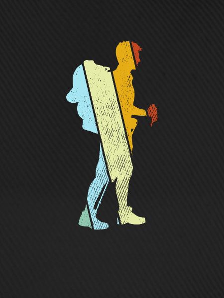 Wandern Retro