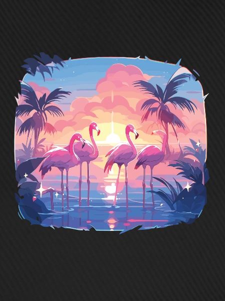 Flamingos Flamingo Party Flamingo Palmen