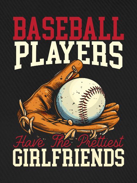 Baseball-Freundin Sportliebhaber Baseball-Fan