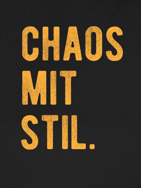 Chaos Mit Stil Lustiger Spruch