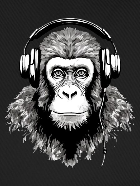 Chita, der audiophile Affe