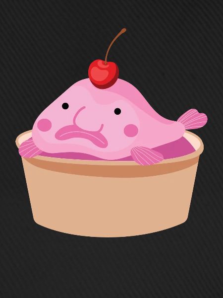 Blob Cupcake Blobfish Fisch Meer