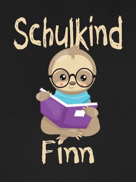 Schulkind Finn Faultier