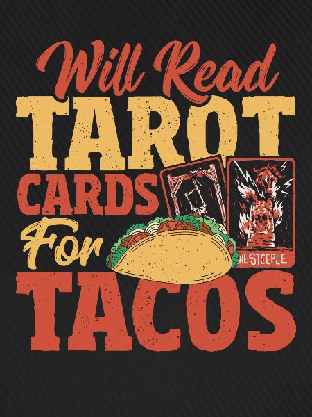 Tarotkartenleser Liest Tarotkarten für Tacos