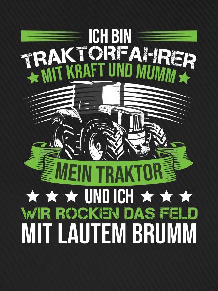 Ich bin Traktorfahrer