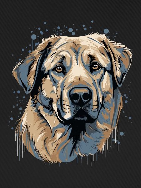 Kangal Hundehunderasse Gesicht