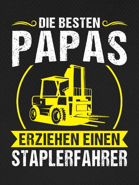 Staplerfahrer Papa Logistiker Geschenk