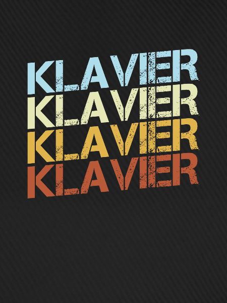 Klavier Retro