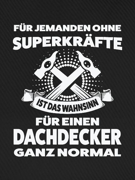Dachdecker Beruf Dachdeckerei Geschenk