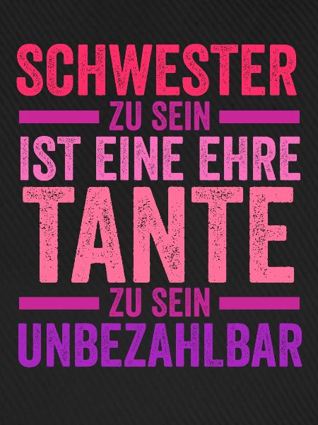 Schwester und Tante