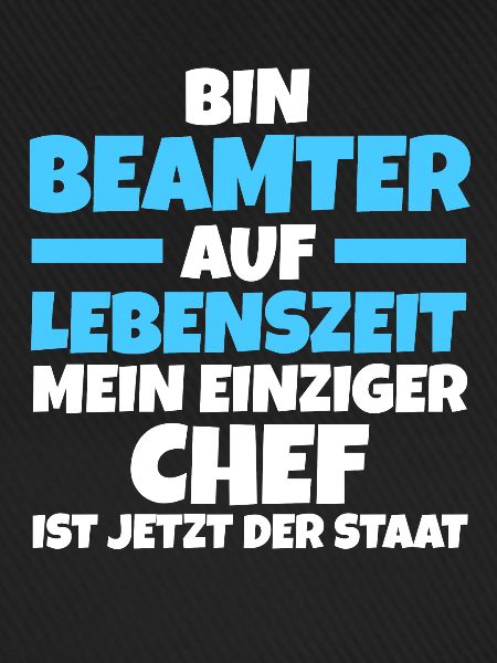 Beamter Beamte Staatsdienst Geschenk