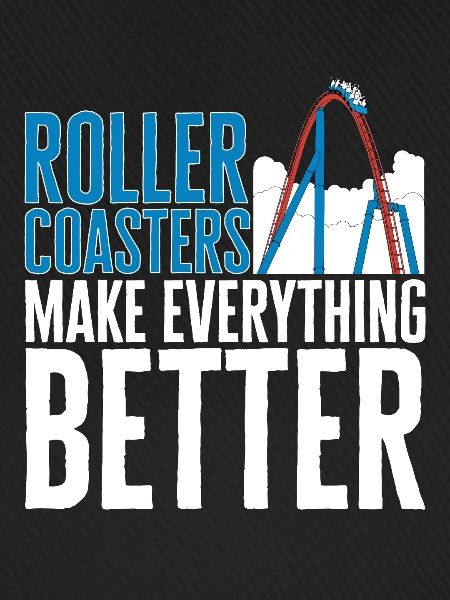 Achterbahn Rollercoaster Freizeitpark