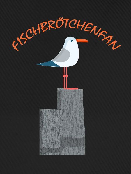 Fischbrötchen Fan die Möwe