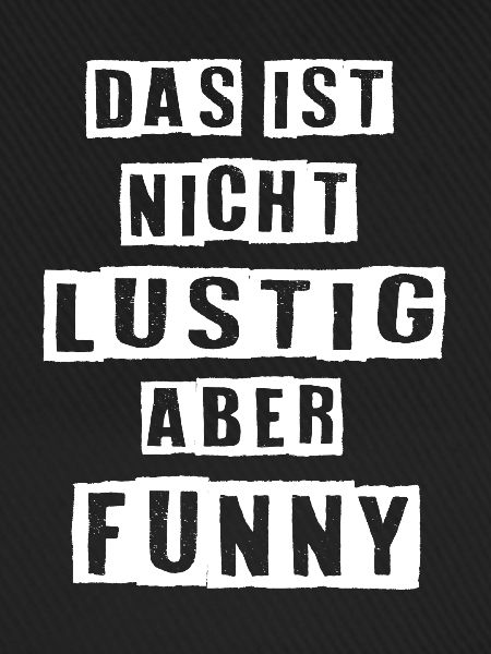 Lustiger Spruch