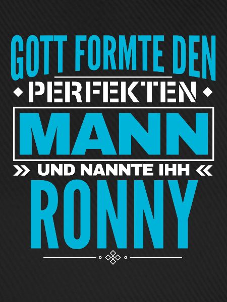 Ronny Name Design