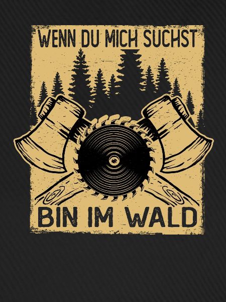 Holzhacker Bin im Wald