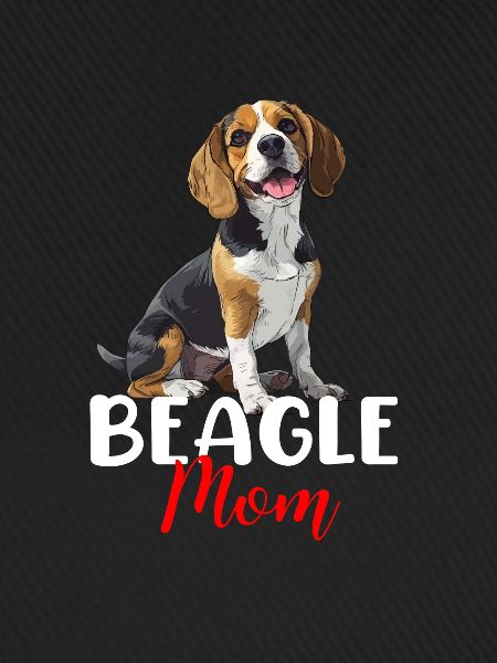 beagle mom beagle