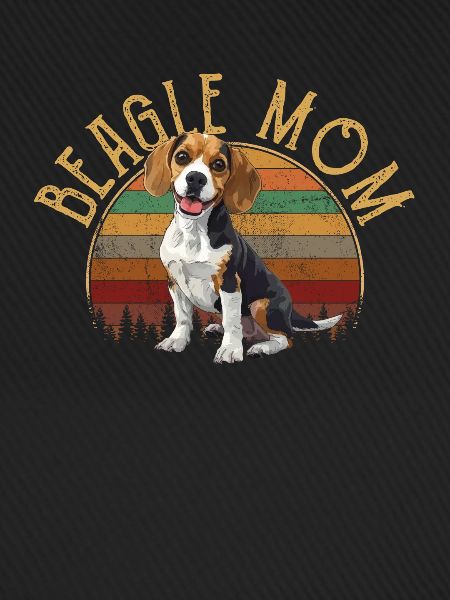 beagle mom beagle