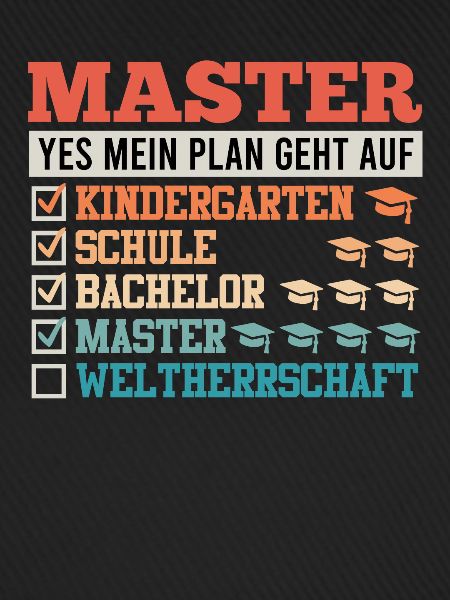 Masterabschluss Master Bestanden Masterarbeit