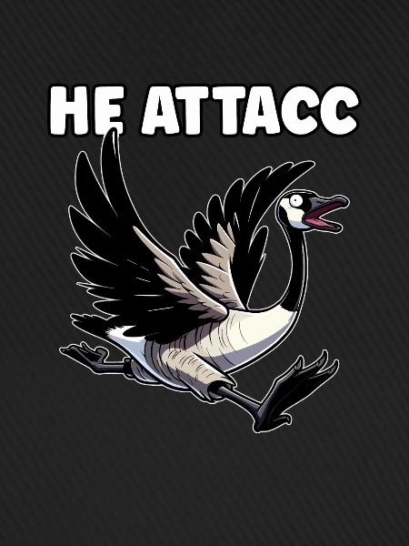 Lustiges kanadisches Gans-Meme