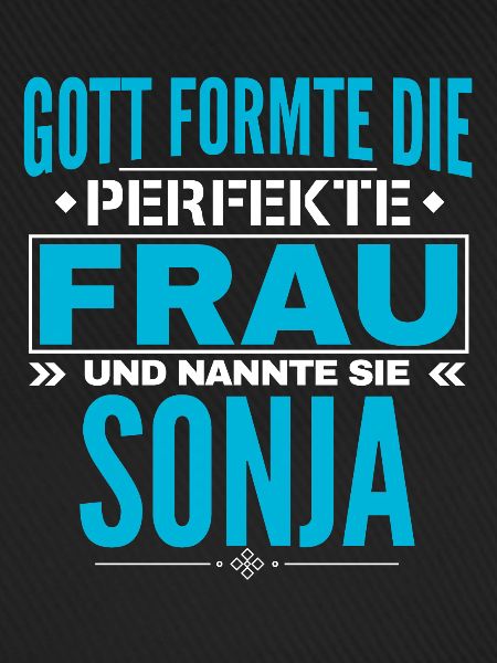 Sonja Name Design