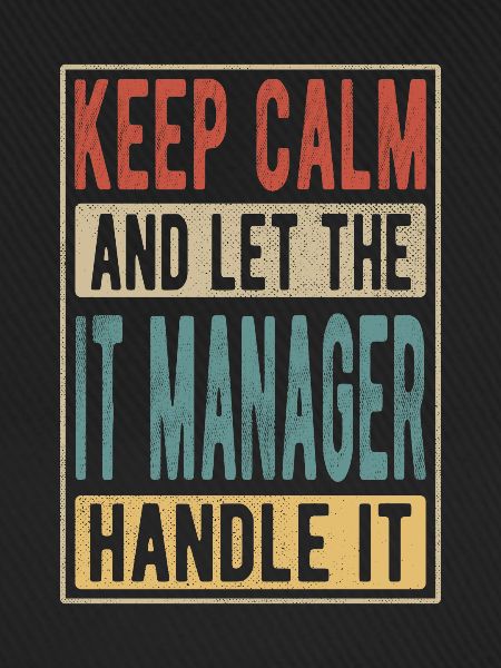 IT-Manager Retro-Geschenk