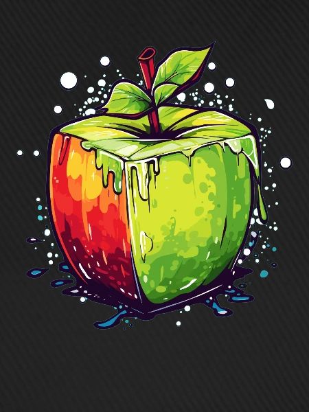 Würfel Apfel Cube Apple