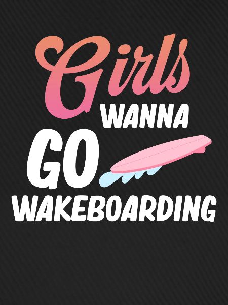 Mädchen Wollen Wakeboarden, Bootfahren,