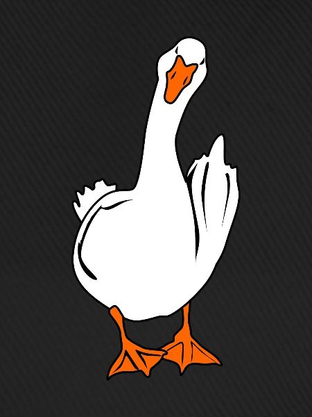 Grumpy Goose Middle Finger Geese
