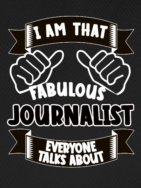 Journalist Lustiger Spruch Geschenkidee