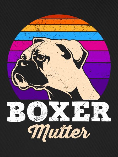 BOXER MUTTER Deutscher Boxer Hundebesitzerin
