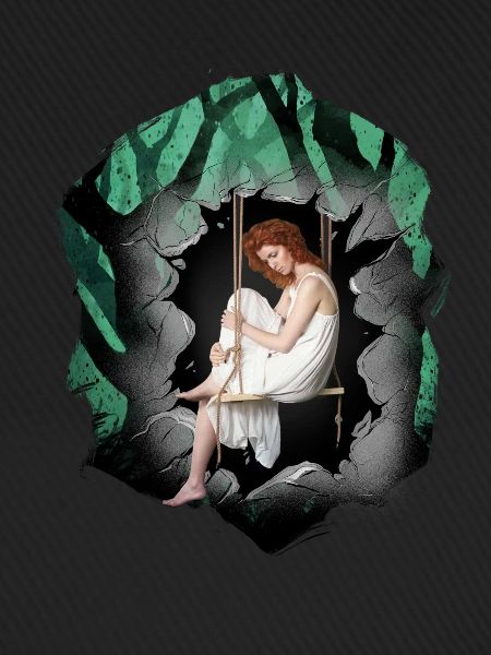 Mädchen Wald Sinnlich Romantisch