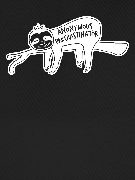 Sloth Procrastinating Procrastinators