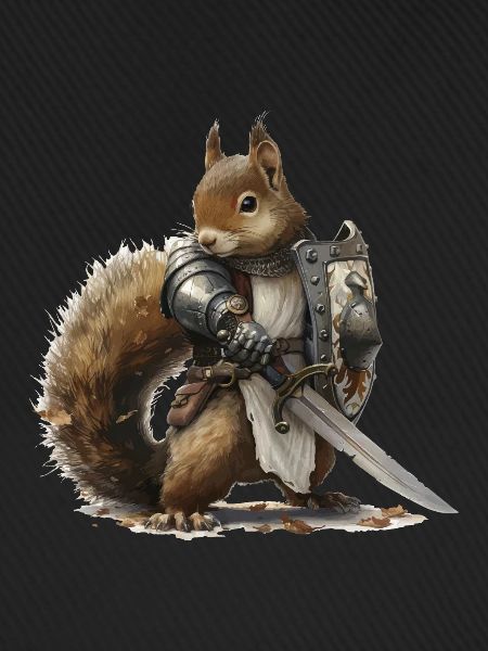 Eichhörnchen Ritter Mittelalter