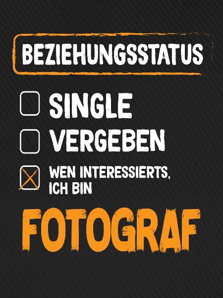 Fotograf Beziehungsstatus