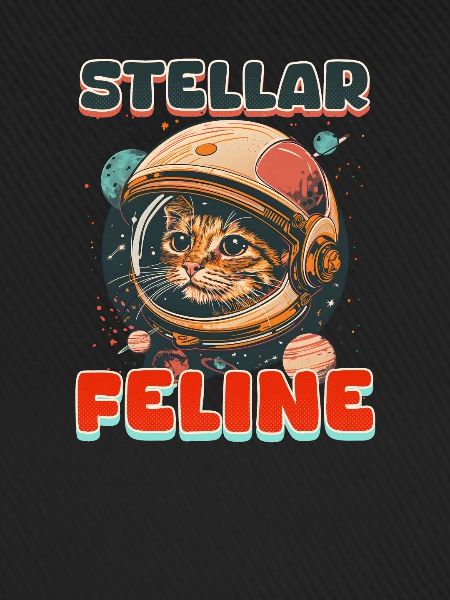 Katze Astronaut Stellar Feline